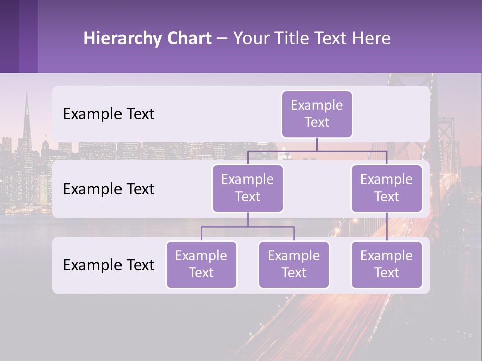 A Bridge Over A Body Of Water With A City In The Background PowerPoint Template
