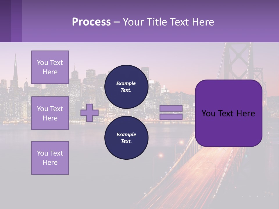 A Bridge Over A Body Of Water With A City In The Background PowerPoint Template