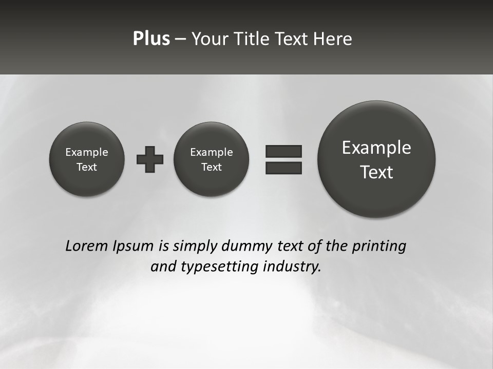 A Picture Of A Lung With The Words Name Of Presentation On It PowerPoint Template