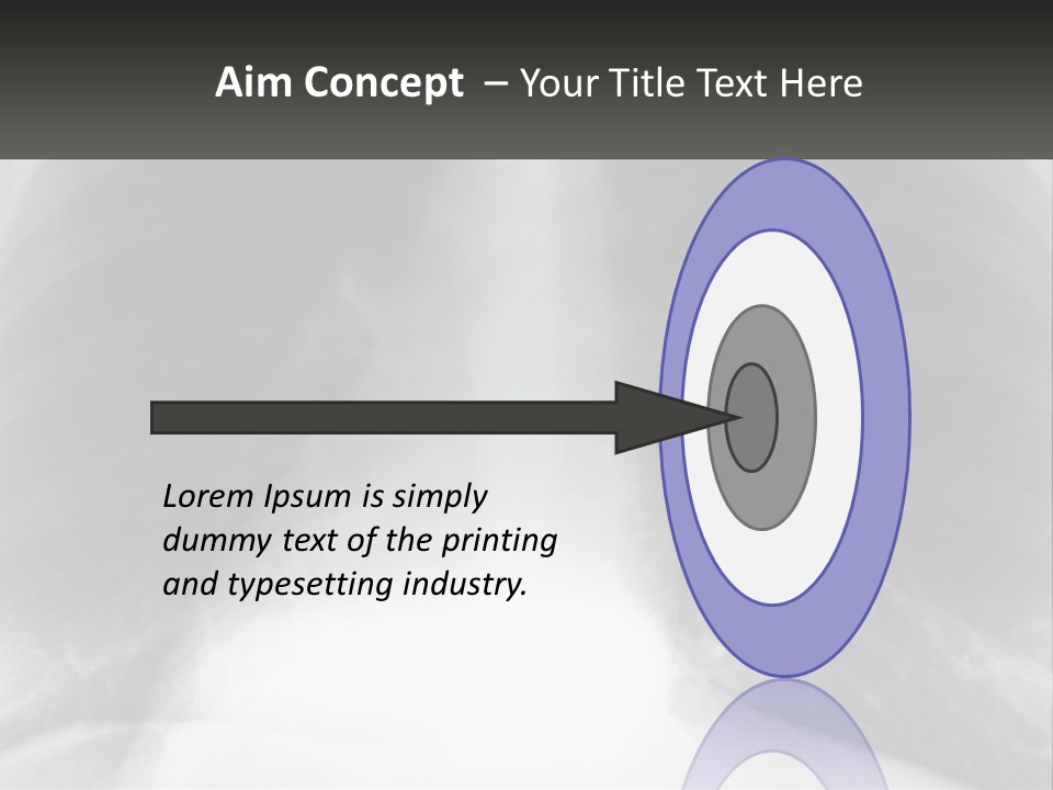A Picture Of A Lung With The Words Name Of Presentation On It PowerPoint Template
