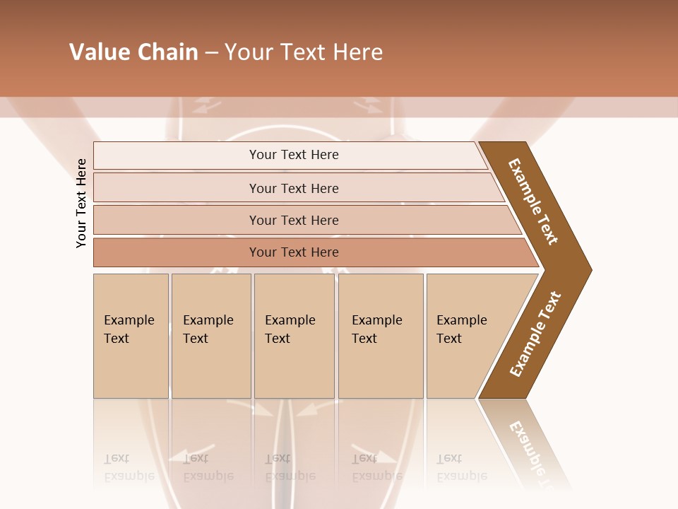A Woman's Body With Arrows And Arrows On It PowerPoint Template