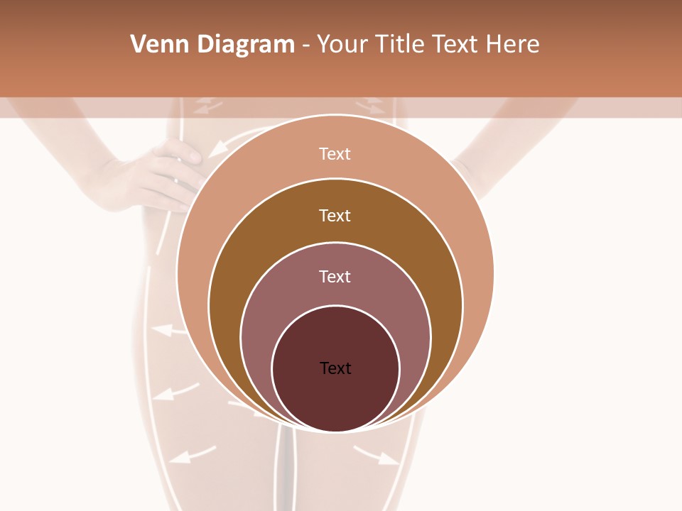 A Woman's Body With Arrows And Arrows On It PowerPoint Template