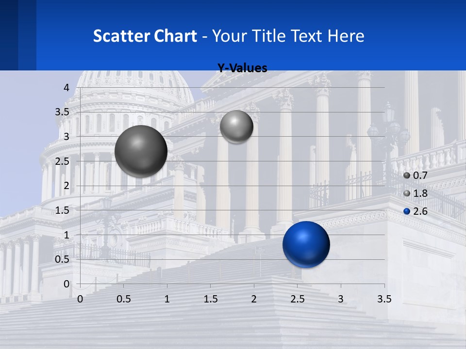 A Picture Of The Capitol Building In Washington D C PowerPoint Template