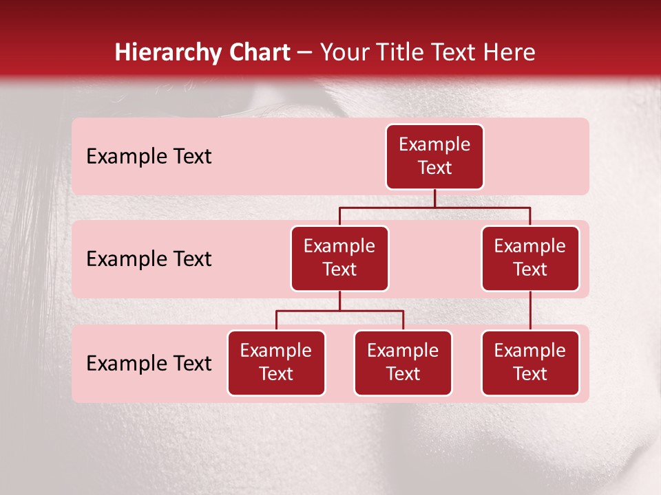 A Woman With Red Lipstick And A Red Background PowerPoint Template
