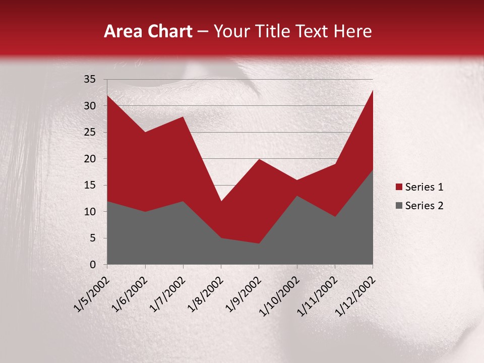 A Woman With Red Lipstick And A Red Background PowerPoint Template