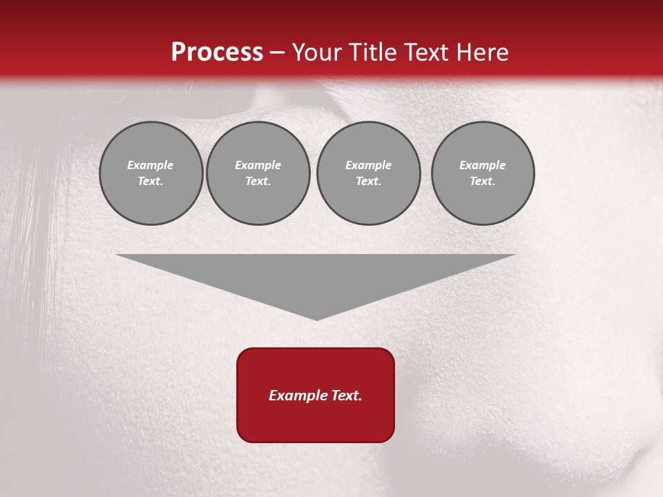 A Woman With Red Lipstick And A Red Background PowerPoint Template