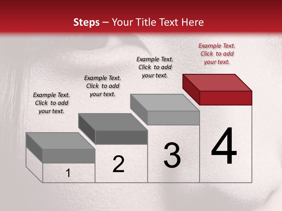 A Woman With Red Lipstick And A Red Background PowerPoint Template