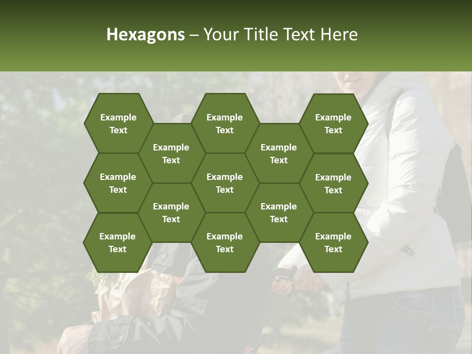 A Man Holding A Bag Of Vegetables Next To A Woman PowerPoint Template