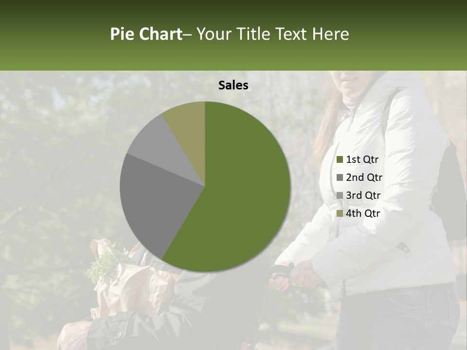 A Man Holding A Bag Of Vegetables Next To A Woman PowerPoint Template