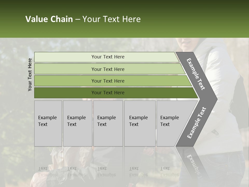 A Man Holding A Bag Of Vegetables Next To A Woman PowerPoint Template