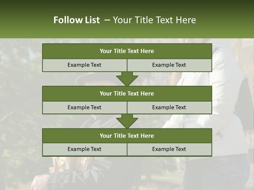 A Man Holding A Bag Of Vegetables Next To A Woman PowerPoint Template