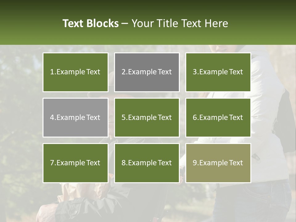 A Man Holding A Bag Of Vegetables Next To A Woman PowerPoint Template