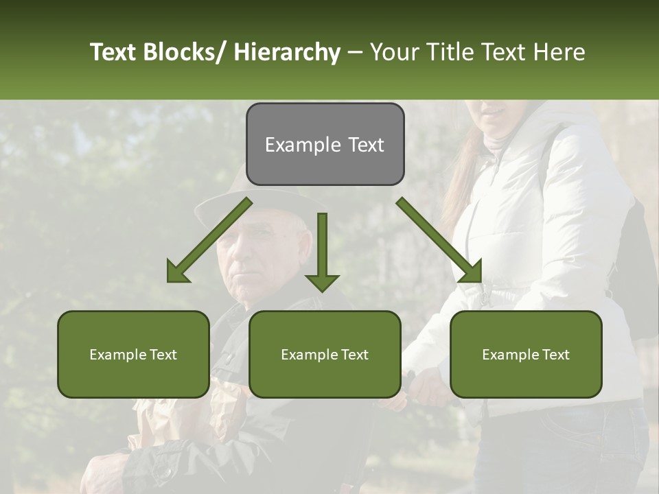 A Man Holding A Bag Of Vegetables Next To A Woman PowerPoint Template