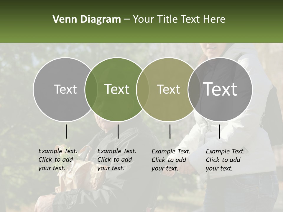 A Man Holding A Bag Of Vegetables Next To A Woman PowerPoint Template