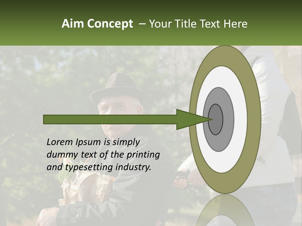 A Man Holding A Bag Of Vegetables Next To A Woman PowerPoint Template