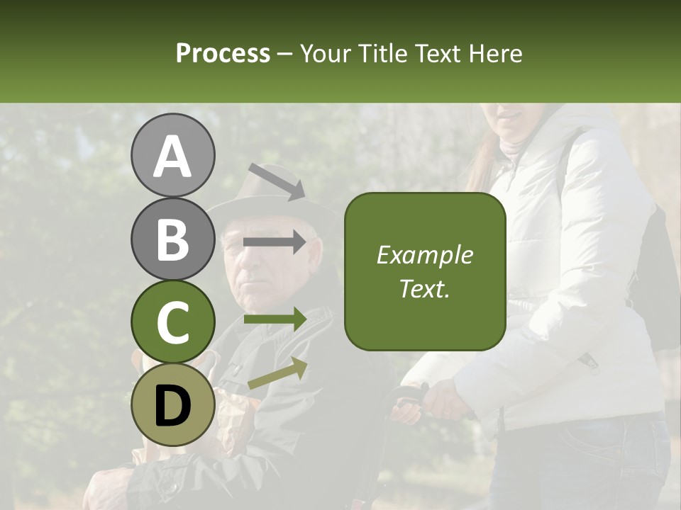 A Man Holding A Bag Of Vegetables Next To A Woman PowerPoint Template