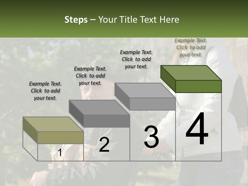 A Man Holding A Bag Of Vegetables Next To A Woman PowerPoint Template