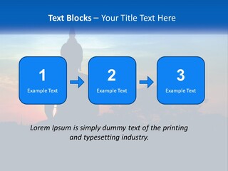 A Buddha Statue With The Sun Setting In The Background PowerPoint Template