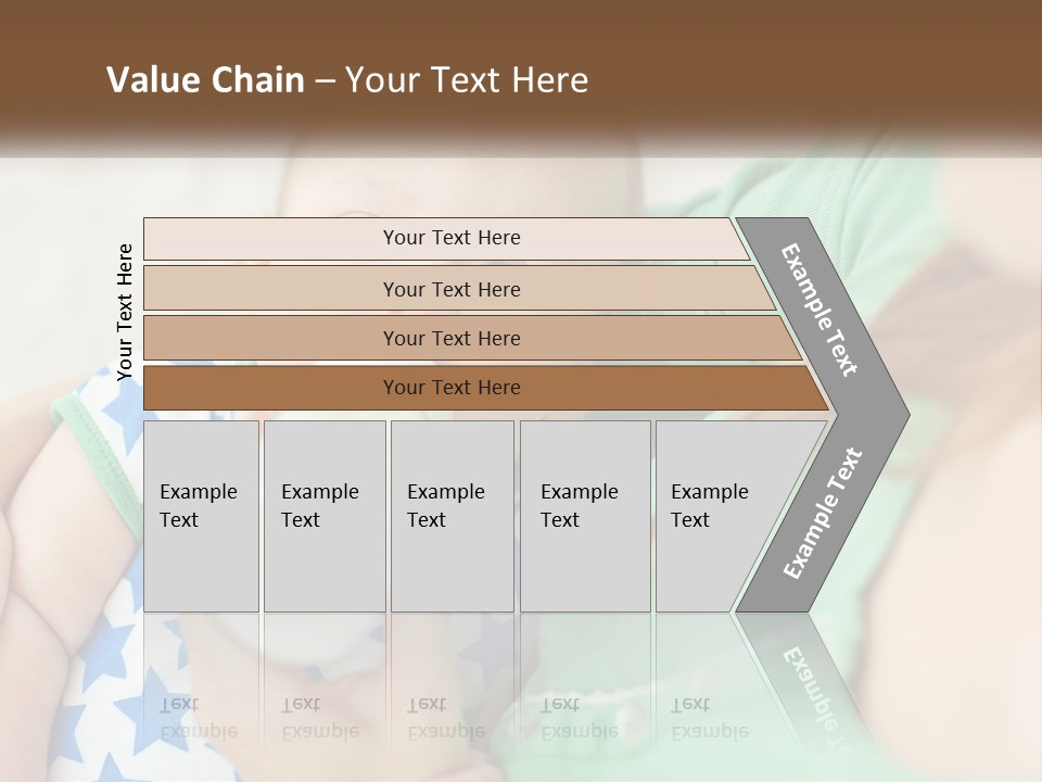 A Woman Feeding A Baby With A Bottle PowerPoint Template