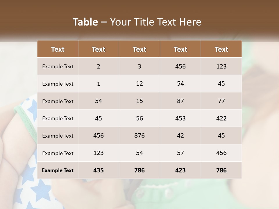 A Woman Feeding A Baby With A Bottle PowerPoint Template
