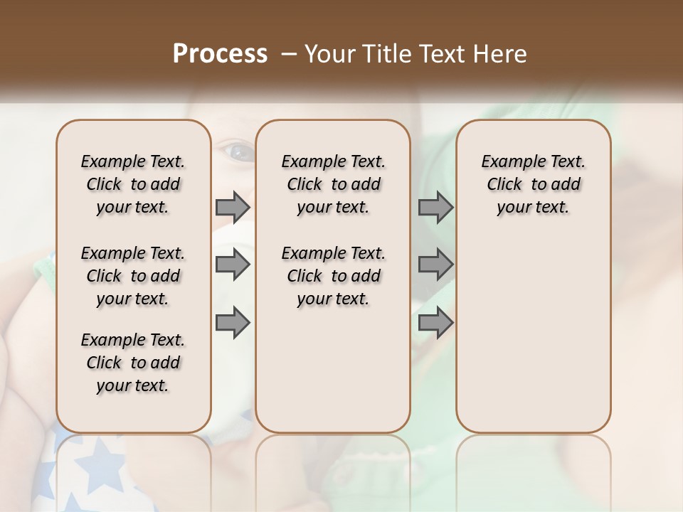 A Woman Feeding A Baby With A Bottle PowerPoint Template