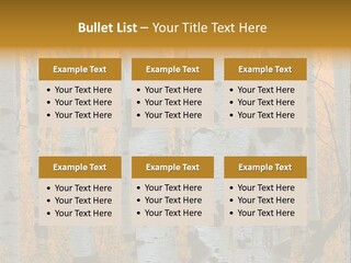 A Group Of Trees With Yellow Leaves In The Background PowerPoint Template