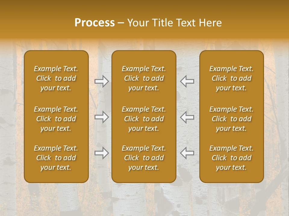 A Group Of Trees With Yellow Leaves In The Background PowerPoint Template