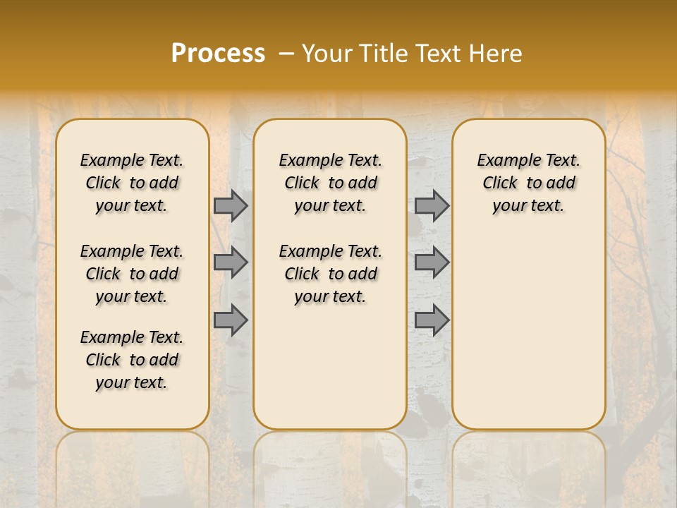 A Group Of Trees With Yellow Leaves In The Background PowerPoint Template