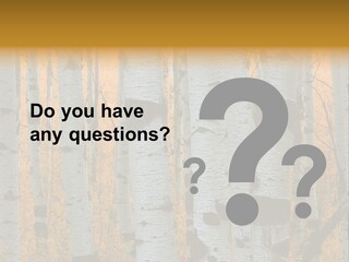 A Group Of Trees With Yellow Leaves In The Background PowerPoint Template