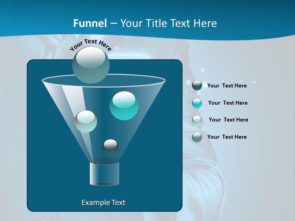 A Man In A Suit Holding A Padlock In His Hand PowerPoint Template