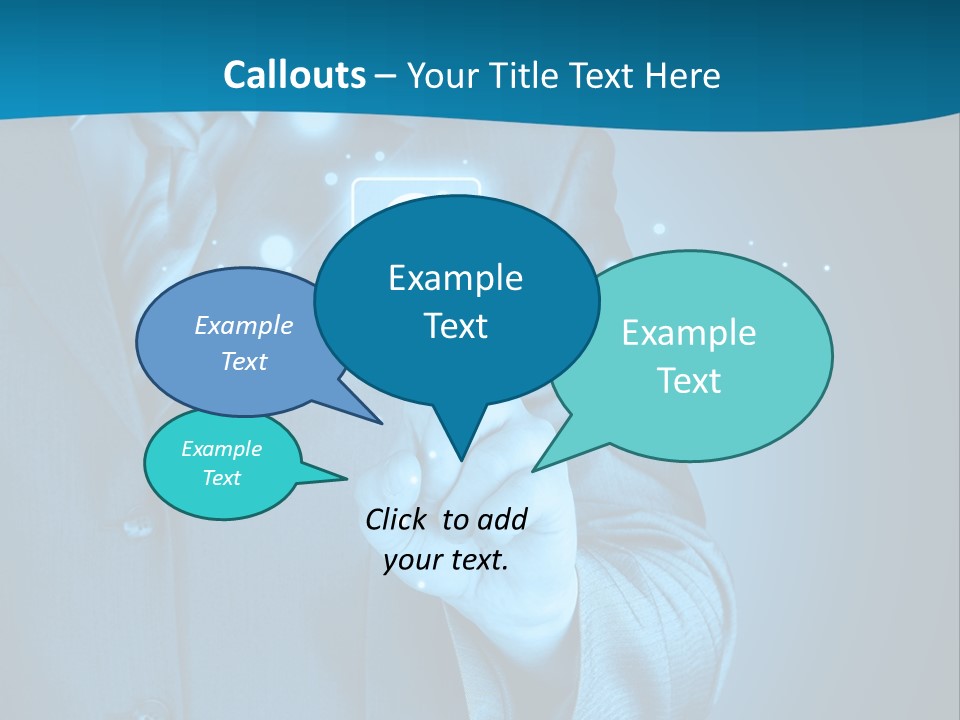 A Man In A Suit Holding A Padlock In His Hand PowerPoint Template
