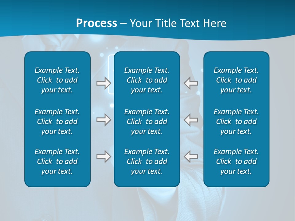 A Man In A Suit Holding A Padlock In His Hand PowerPoint Template