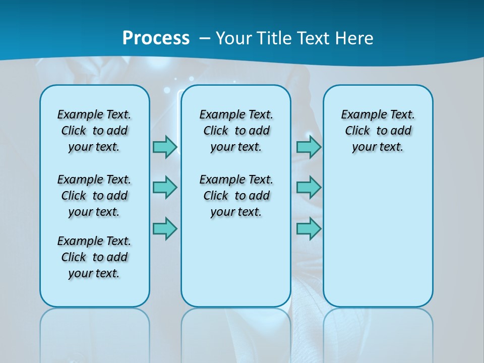 A Man In A Suit Holding A Padlock In His Hand PowerPoint Template
