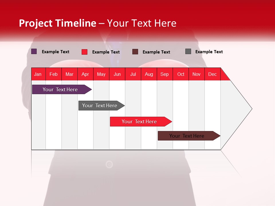 A Man In A Suit And Tie Wearing Red Boxing Gloves PowerPoint Template