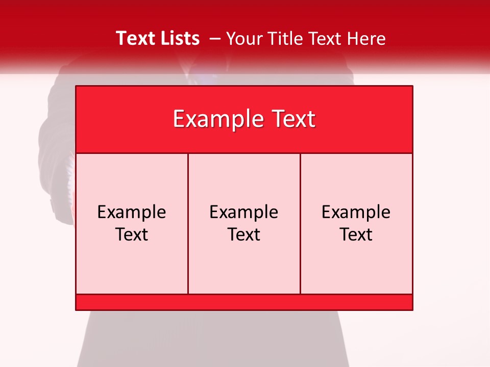 A Man In A Suit And Tie Wearing Red Boxing Gloves PowerPoint Template