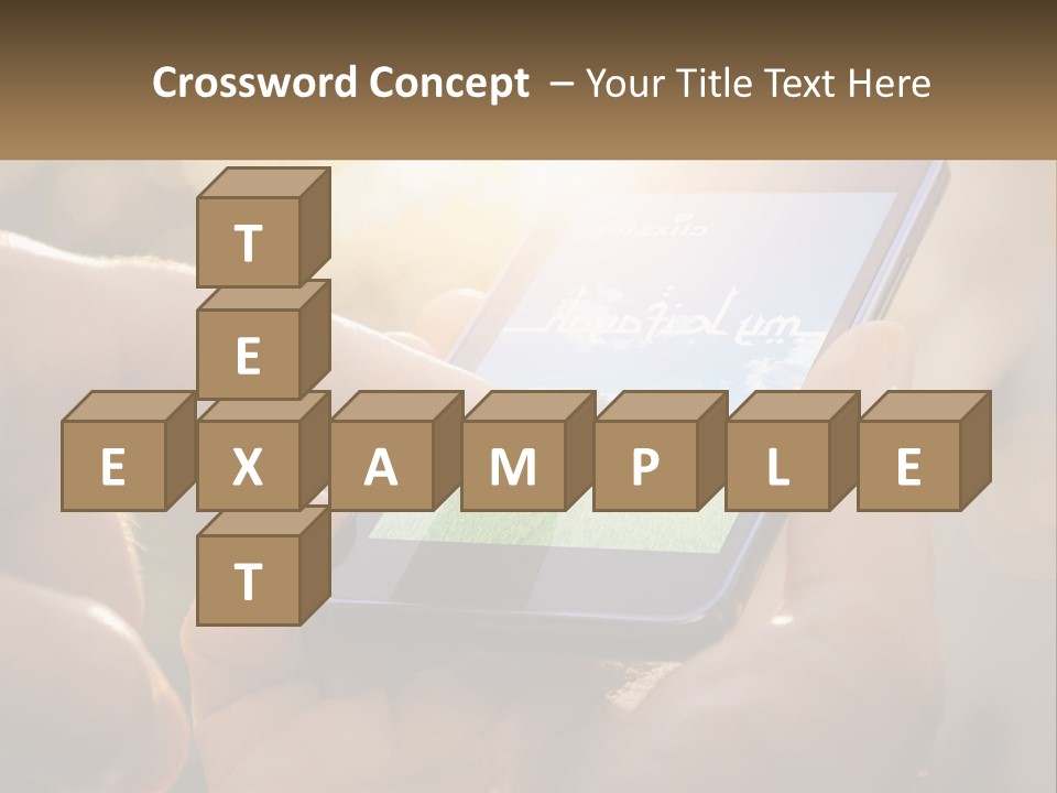 A Person Holding A Cell Phone In Their Hands PowerPoint Template