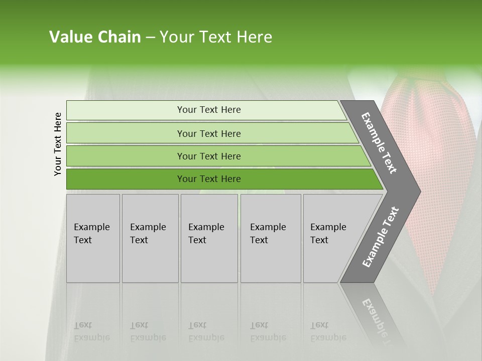 A Man In A Suit With A Green Leaf On His Lapel PowerPoint Template