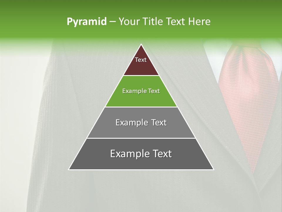 A Man In A Suit With A Green Leaf On His Lapel PowerPoint Template