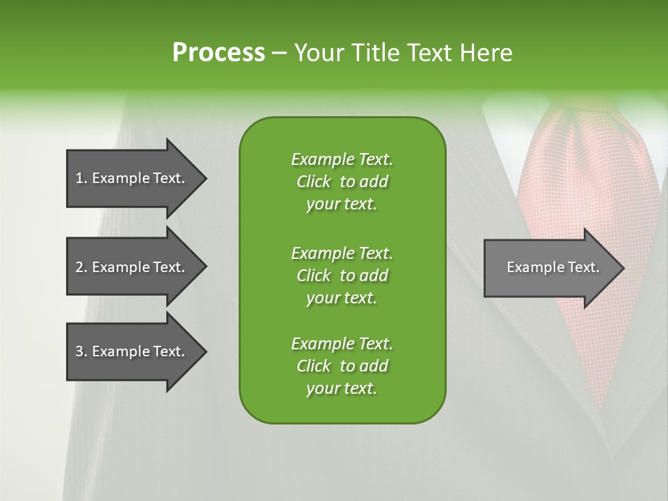 A Man In A Suit With A Green Leaf On His Lapel PowerPoint Template