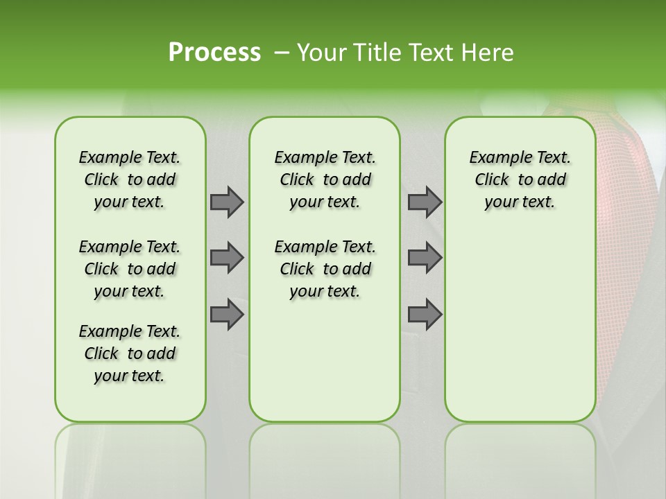 A Man In A Suit With A Green Leaf On His Lapel PowerPoint Template