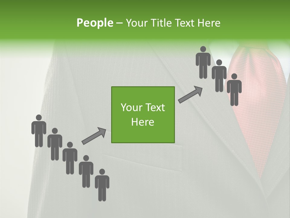 A Man In A Suit With A Green Leaf On His Lapel PowerPoint Template