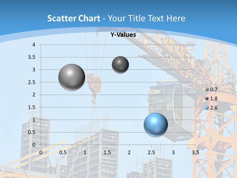 A Yellow Crane With A Blue Sky In The Background PowerPoint Template
