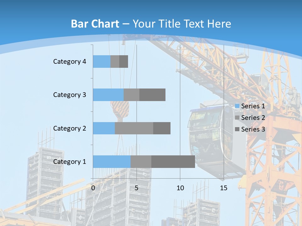A Yellow Crane With A Blue Sky In The Background PowerPoint Template