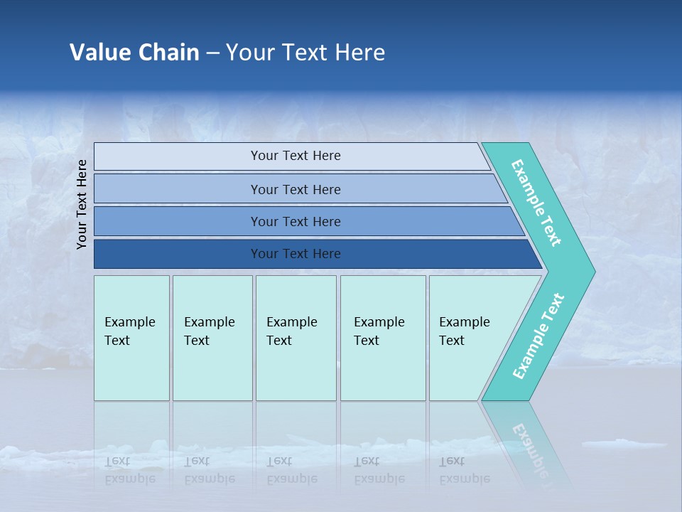 A Large Iceberg In The Middle Of A Body Of Water PowerPoint Template