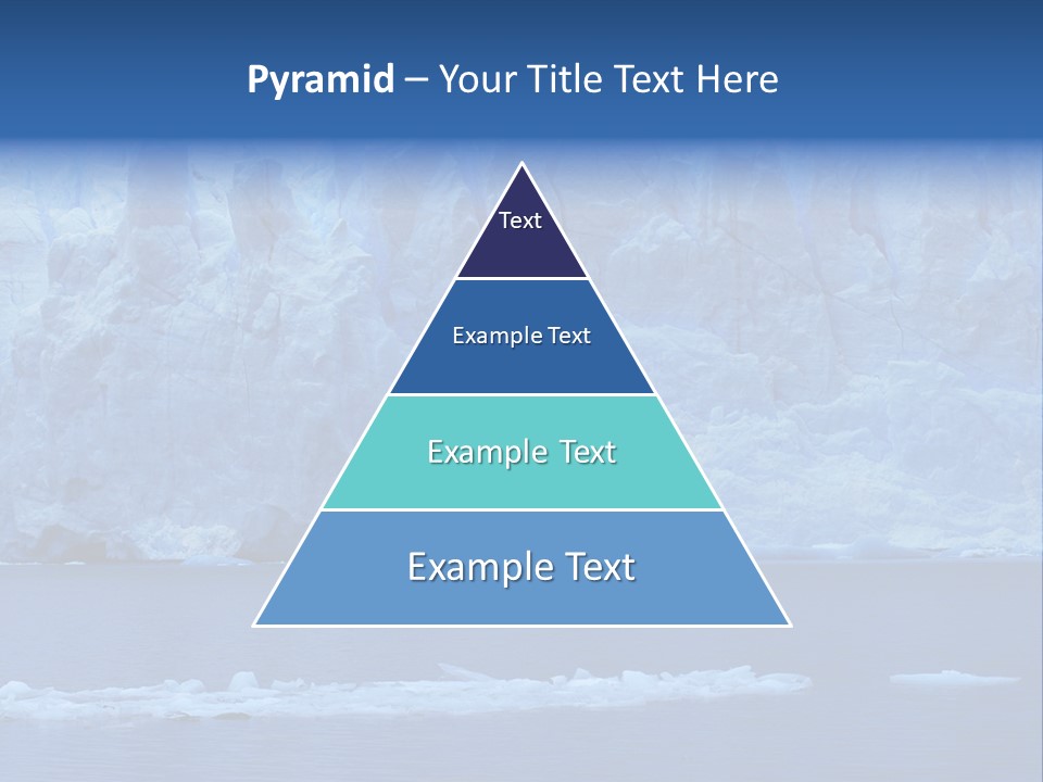 A Large Iceberg In The Middle Of A Body Of Water PowerPoint Template