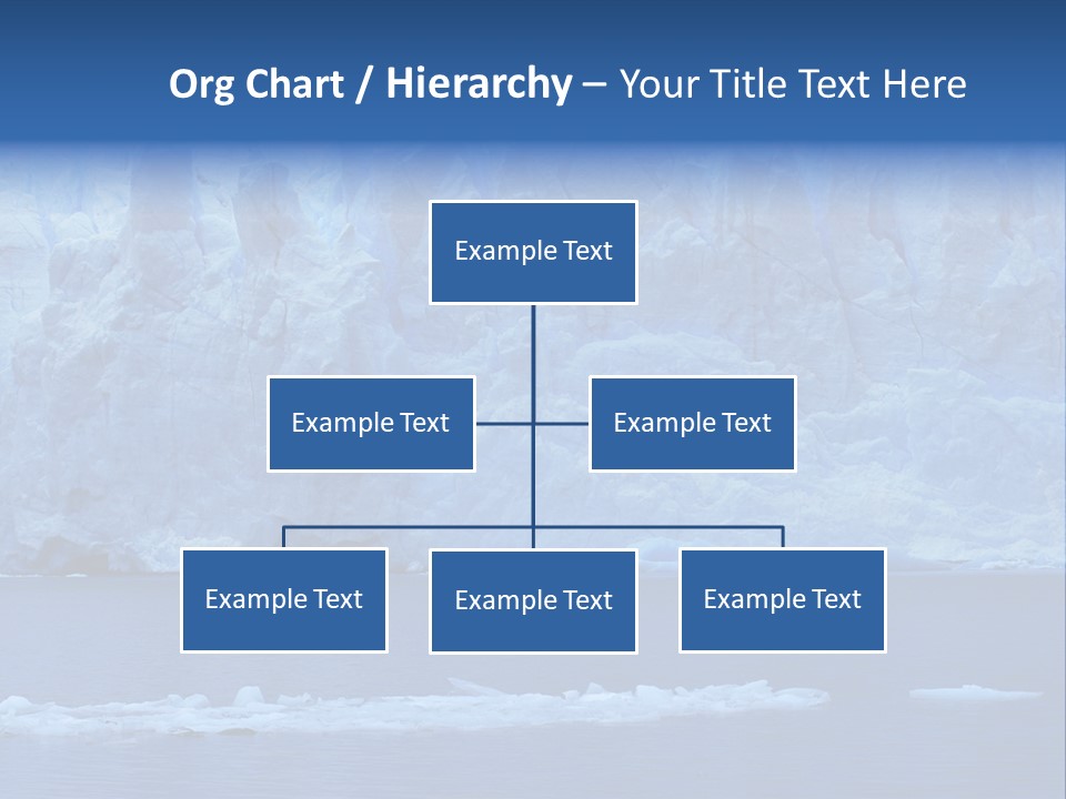 A Large Iceberg In The Middle Of A Body Of Water PowerPoint Template
