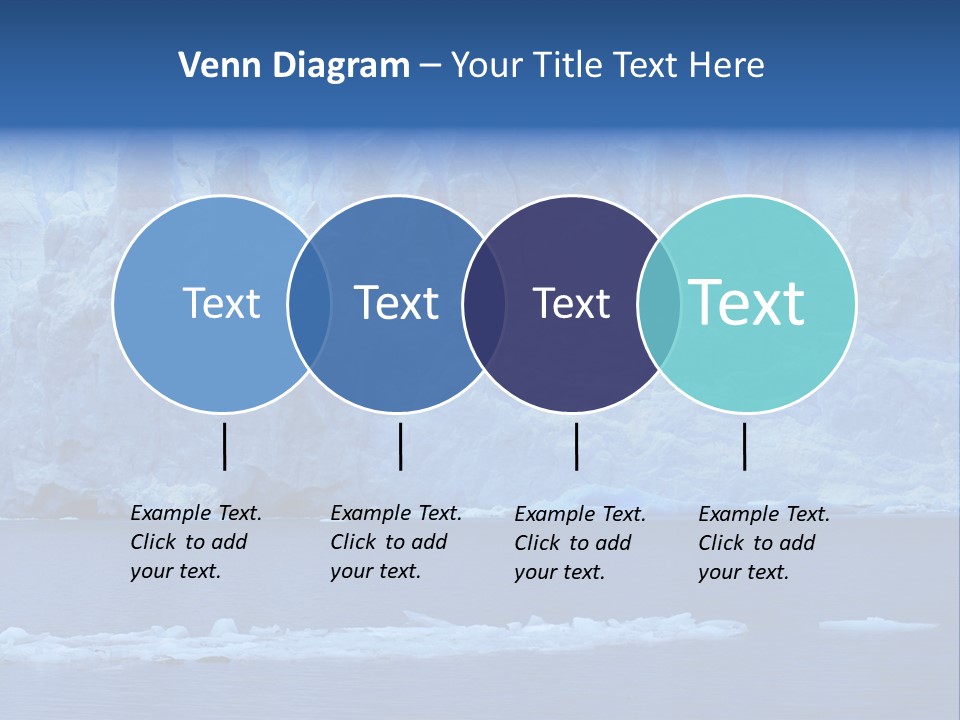 A Large Iceberg In The Middle Of A Body Of Water PowerPoint Template