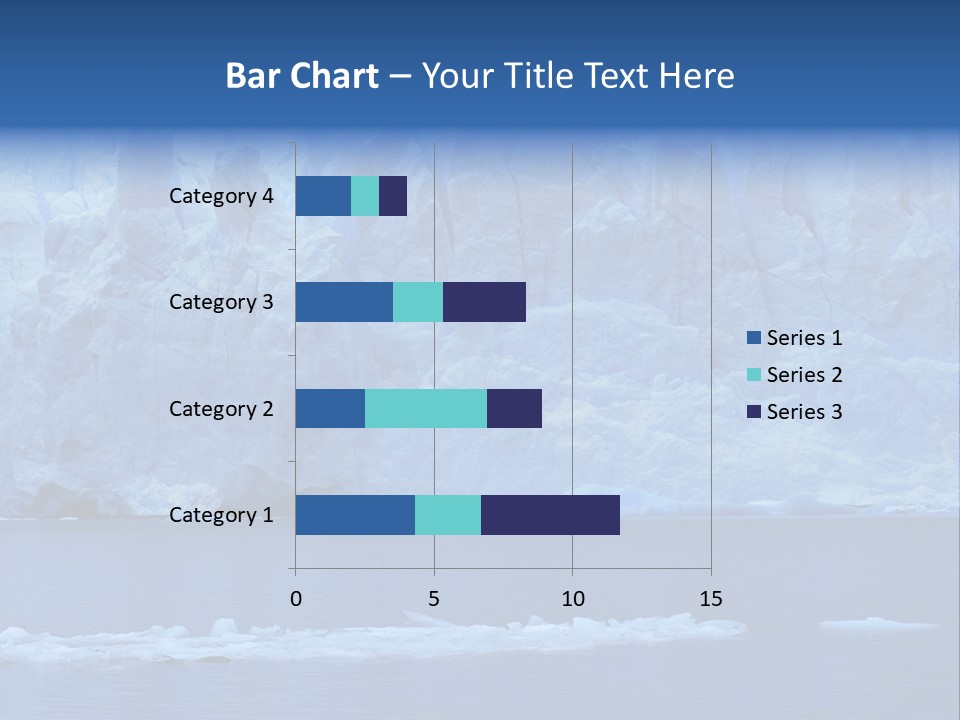 A Large Iceberg In The Middle Of A Body Of Water PowerPoint Template