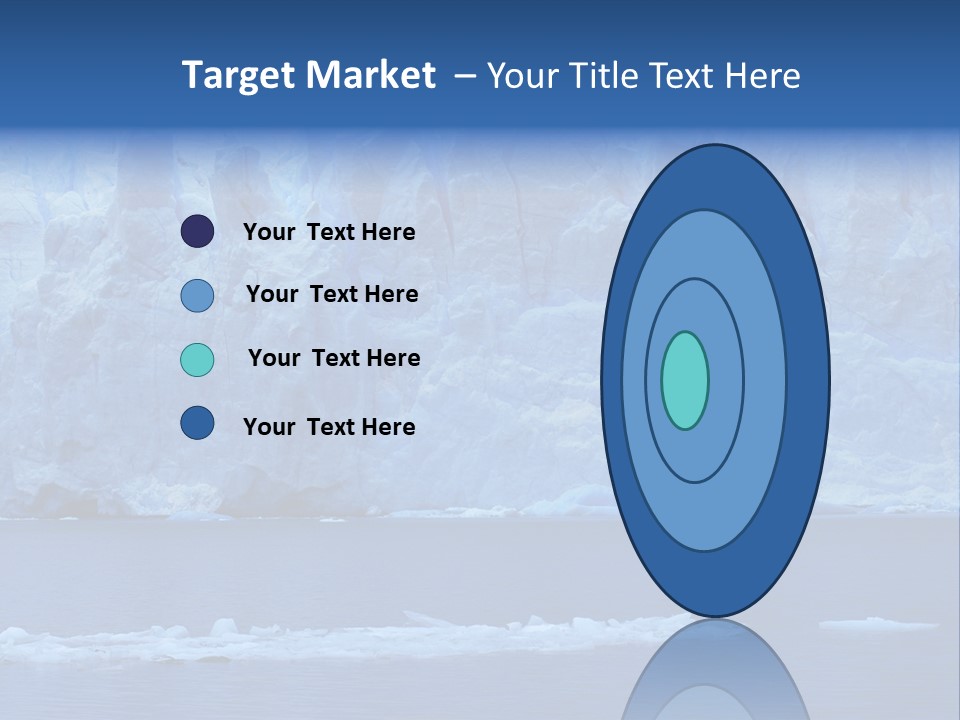 A Large Iceberg In The Middle Of A Body Of Water PowerPoint Template