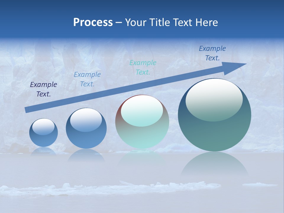 A Large Iceberg In The Middle Of A Body Of Water PowerPoint Template